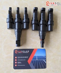 Cặp Jack Nối MC4 Chữ T vào 3 ra 1 cho tấm pin GV-T3