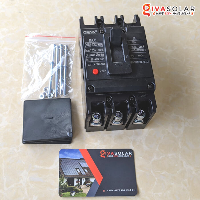 MCCB của GEYA GYCM3-125S/3300 3P 125A